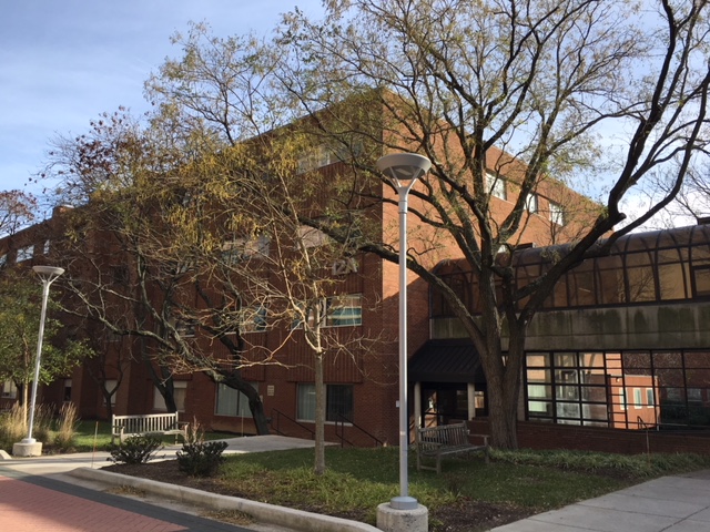 Photo of Building 12A where the Lab. of Computational Biology is located at the NIH campus